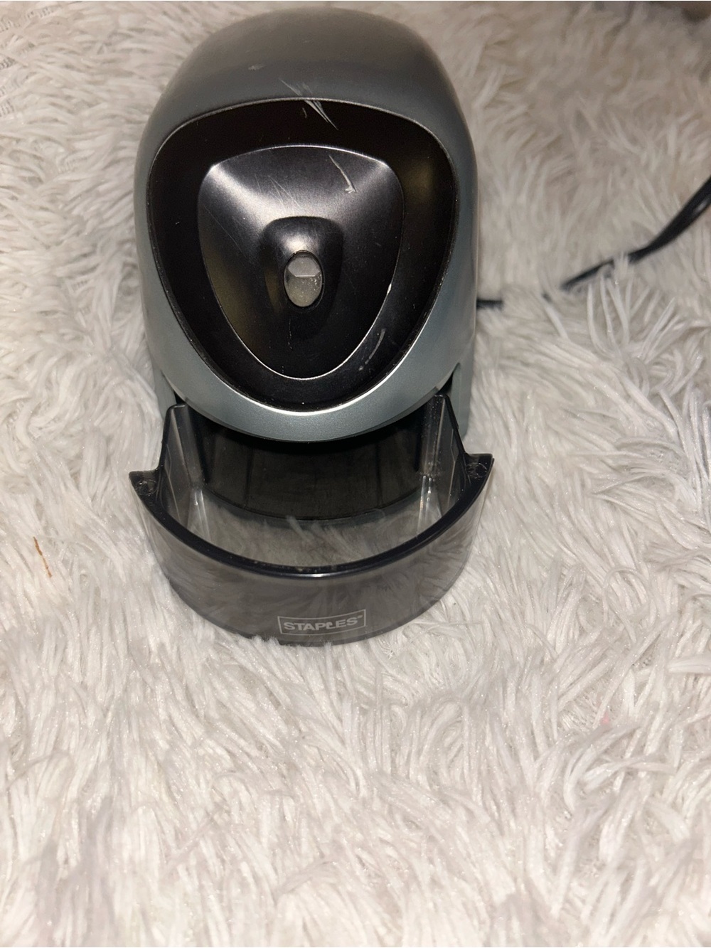Staple Electric Pencil Sharpener - Black and Silver